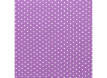 Baumwolle - Sternchen 1cm lila